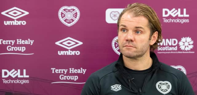 Robbie Neilson does not want Hearts to settle for the battle to finish third. (Photo by Mark Scates / SNS Group)