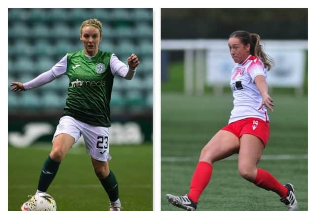 Both Rachael Boyle (left) and Tegan Reynolds (right) have suffered ACL injuries this year. Credit: Paul Devlin - SNS Group (left), Spartans Women Facebook (right).