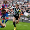 Crystal Palace's Joel Ward and Newcastle United's Elliot Anderson battle for the ball during the Premier League match at St. James' Park earlier this month. Picture: Owen Humphreys /PA