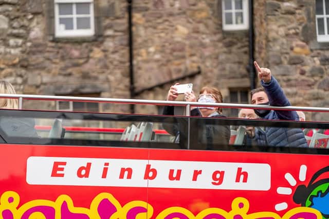 Edinburgh Bus Tours also began running again in the Capital