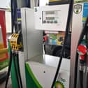 Most of the pumps at BP garage Ferry Road not in use