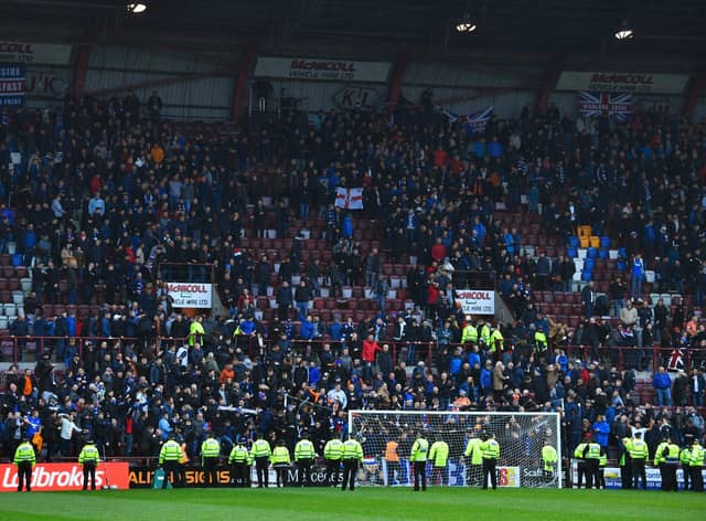 Rangers won't get the full Roseburn Stand next month after hearts cut their allocation to just 1,000 tickets