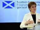 Scotland's First Minister Nicola Sturgeon holds a briefing on the novel coronavirus COVID-19 outbreak in Edinburgh.  Picture: Andy Buchanan/PA Wire