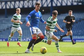 Rangers' Robbie Ure and Celtic's Matthew Anderson in Lowland League action at Ibrox earlier this month. The Old Firm will be in the league again next season. Picture: Craig Foy / SNS Group)