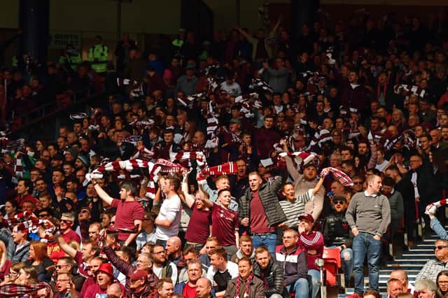 Hearts fans are digging deep to helping Inverness Caledonian Thistle.