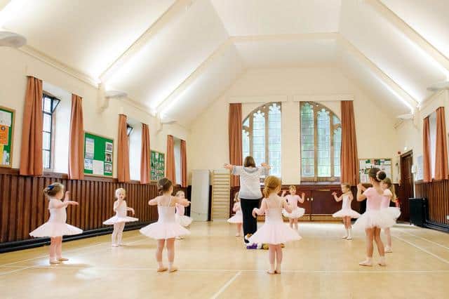 Angela Watson teaching nursery ballet. Picture: Helen Pugh.