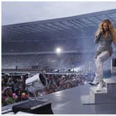 Beyonce delighted a crowd of more than 50,000 at Murrayfield Stadium on Saturday night.