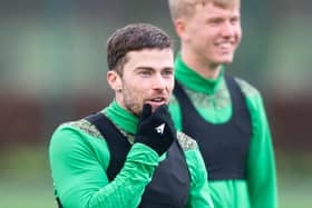 Lewis Stevenson hopes he can stave off the challenge of youngsters like Josh Doig for a little longer after signing a contract extension tying him to Hibs until summer 2022. Photo by Mark Scates/SNS Group