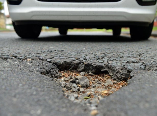 Each pot hole costs an average £40 to fix