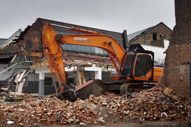 The Scotia Cinema on Dalry Road Haymarket is demolished, picture taken on December 30, 2013 by Steven Scott Taylor.