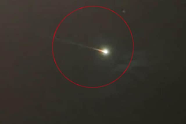 Edinburgh meteor: Locals stunned and delighted as 'shooting star' spotted in the skies over the Capital last night