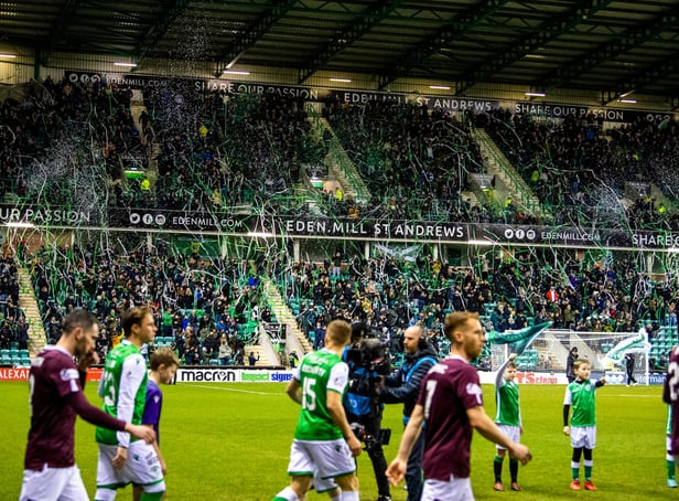 Hearts and Hibs could both be affected by the SPFL's points per game solution. Picture: SNS