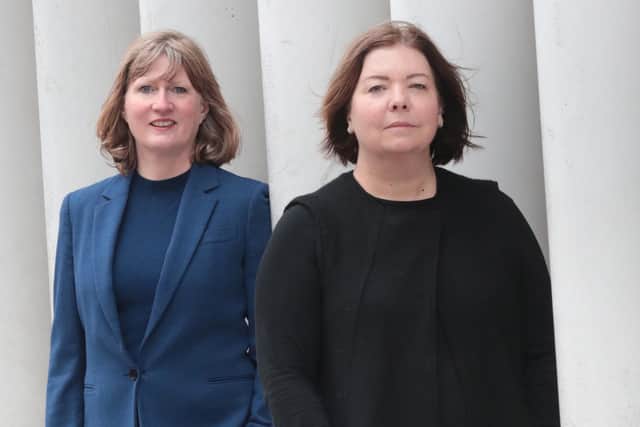 From left: Cumulus boss Clare Wareing and Nicola Broughton, who has been named chief business officer. Picture: Stewart Attwood.