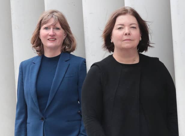 From left: Cumulus boss Clare Wareing and Nicola Broughton, who has been named chief business officer. Picture: Stewart Attwood.