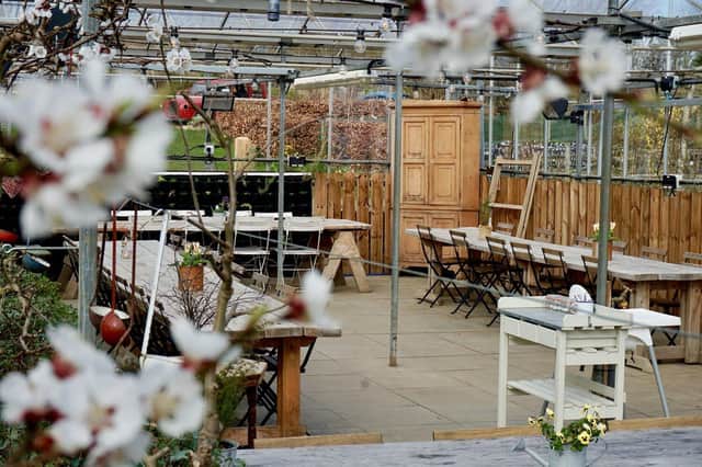 Nestled in stunning farmland at the foot of The Pentland Hills, The Secret Herb Garden Café & Bistro offers a unique experience to drink and dine among grapevines, fruit trees and herbs in a beautiful glass house all year round.