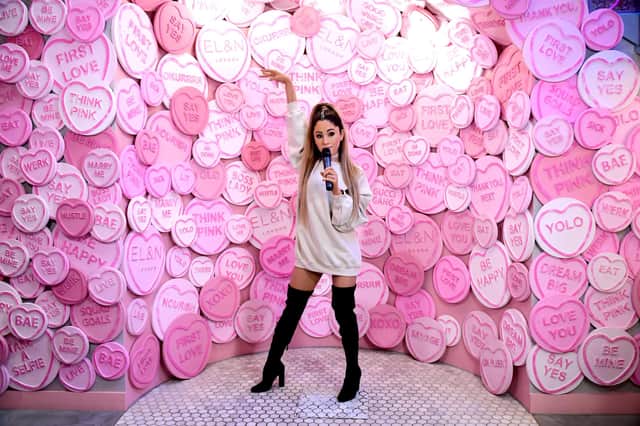 Madame Tussauds unveils their Ariana Grande figure at the 'instagrammable' EL&N cafe in London (Picture: Ian West/PA Wire)