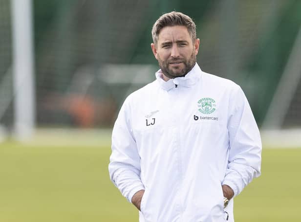 Lee Johnson will be looking for consecutive victories when he selects his Hibs side to face Hearts at Easter Road. Picture: SNS