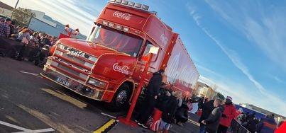 The truck was at Fort Kinnaird shopping centre on Saturday, November 25, from midday until 8pm.