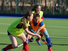 Scotland women in training at Fettes, where they focused on attacking. They have a very busy summer coming up. Picture: Nigel Duncan