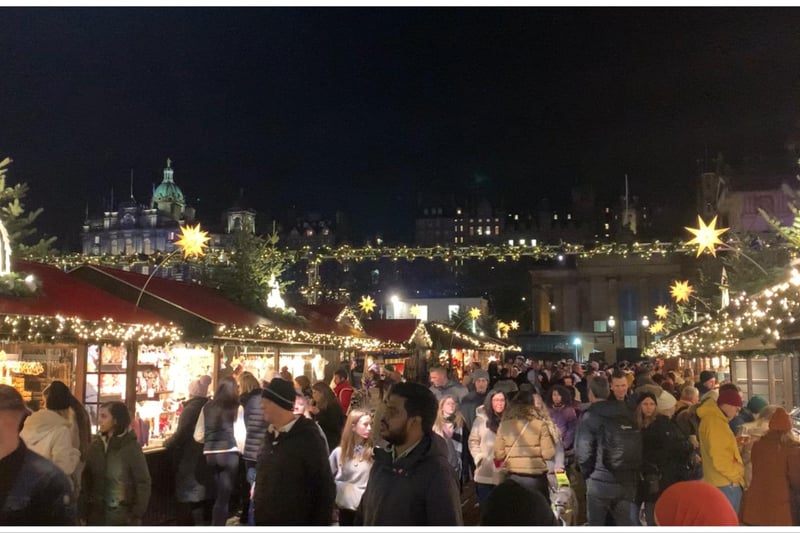 Visitors to the Christmas Market enjoyed browsing the many stalls selling food, drink and gifts.
