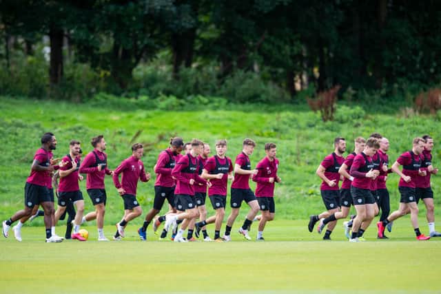 Hearts expect seven players to rejoin their squad for the trip to Dunfermline.