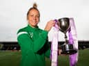 Hibernian's Joelle Murray is hoping to get her hands on the SPWL Cup again