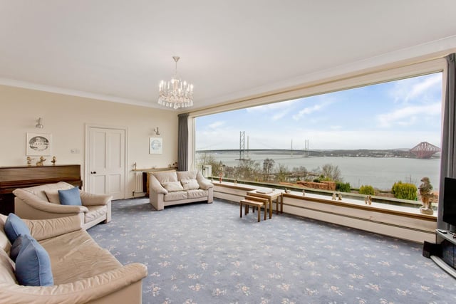 Dating back to the 1930s, the South Queensferry property is spread over three floors and enjoys stunning views of the Forth bridges
