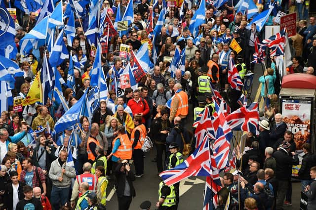 A return to a divisive referendum campaign will not help Scotland deal with Covid and its wider effects (Picture: Andy Buchanan/AFP via Getty Images)