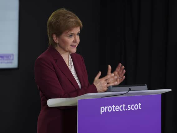 Nicola Sturgeon announced the Christmas easing was being abandoned on Saturday due to the new strain of Covid