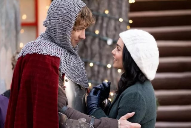 The Knight Before Christmas is a time travel festive romcom featuring yet more Vanessa Hudgens - the go-to star of the Netflix Christmas Cinematic Universe. Medieval magic sends a 14th-century knight to modern-day Ohio, where he falls for a high school science teacher who's disillusioned by love. It's a confusing concept that it's best not to think about for too long - particularly when it comes to the 'fourth Vanessa Hudgens paradox'.