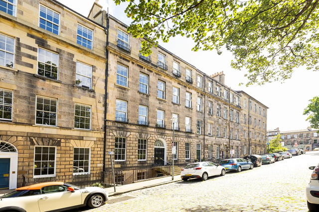 The Grade A listed garden flat is located at 30A/1 Gayfield Square in Edinburgh's New Town.