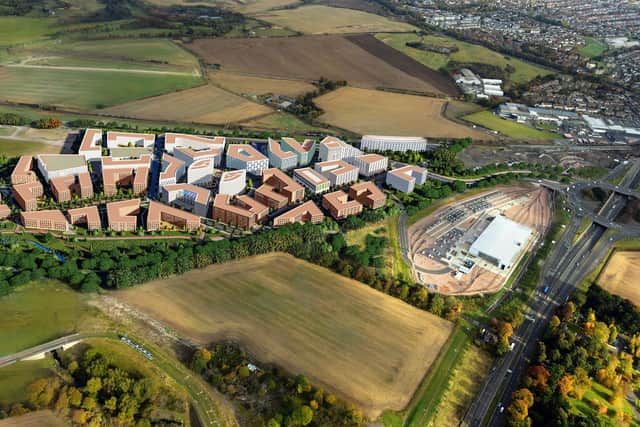 The site will include public and green space.  Image: Corstorphine + Wright