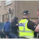 Two police officers were injured after a mass brawl involving a “large group of men” broke out on a Scottish street. Photo: Fife Jammer Locations