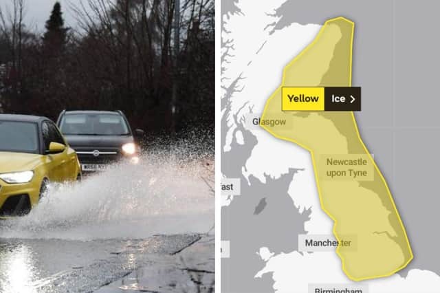 Edinburgh weather: Yellow weather warning for ice remains in place as more rain predicted for Capital