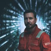 Martin Compston stars as Fulmer in Amazon's thriller The Rig.