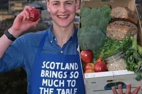 Peter Sawkins: the star of the Great British Bake Off has helped to highlight the benefits of buying fresh, local Scottish produce as part of the campaign