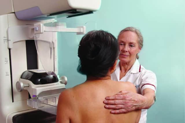Breast cancer screening can detect tumours even when there are no outward signs they are there