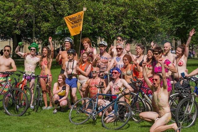 The Edinburgh World Naked Bike Ride has been held in some form on-and-off since 2004.