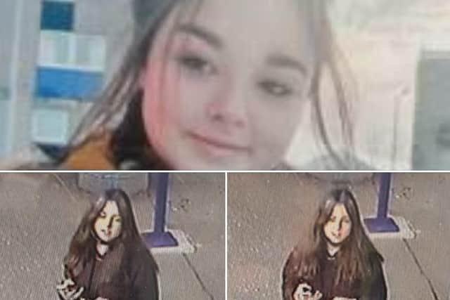 Katie McAleaney was captured on CCTV at Edinburgh Waverley. Picture: Police Scotland
