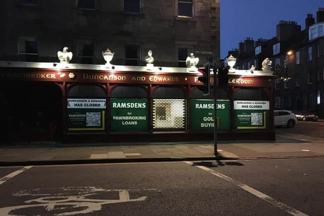 Signs appeared at the shop on Tuesday morning