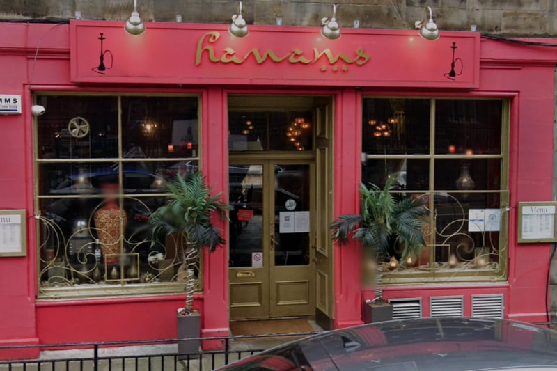 Hanams describes itself as a "gregarious, central Kurdish and Middle Eastern restaurant" with a shisa pipes area and a dry bar. Try the hummus, baba ganush and falafel, shawarma wraps, slow-cooked meat on the bone, or tasty grilled kebab.