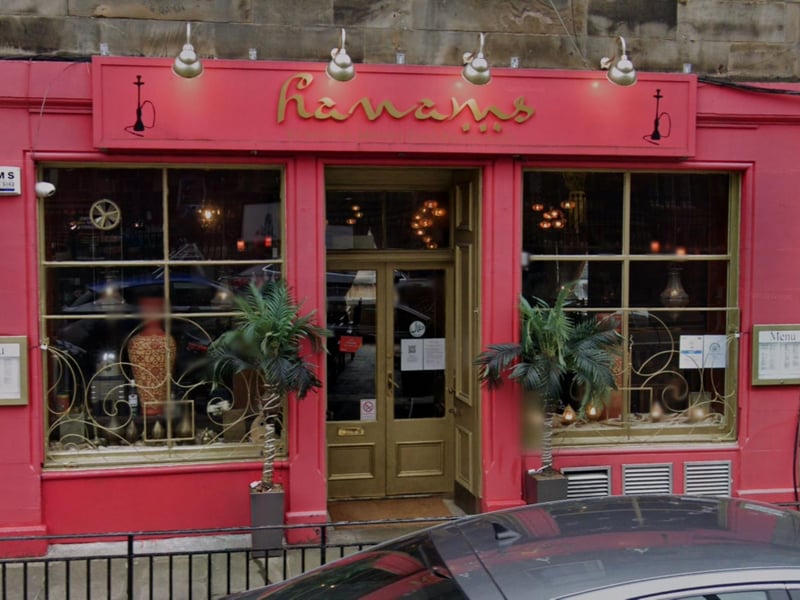 Hanams describes itself as a "gregarious, central Kurdish and Middle Eastern restaurant" with a shisa pipes area and a dry bar. Try the hummus, baba ganush and falafel, shawarma wraps, slow-cooked meat on the bone, or tasty grilled kebab.