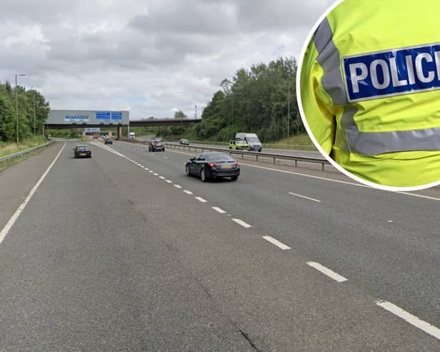 A woman has died after being involved in a two-vehicle collision on the M8 near Hermiston Gait. Police are now appealing for information