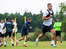 Hibs have been training hard ahead of facing Stoke City on Friday