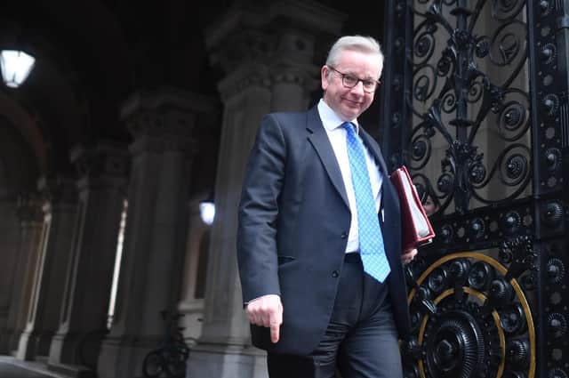 Michael Gove failed to give Christine Grahame the answers she was looking for when asked about a level playing field for Scottish and Northern Irish firms, with the latter, but not the former, able to trade tariff-free with the EU. (Picture: Peter Summers/Getty Images)