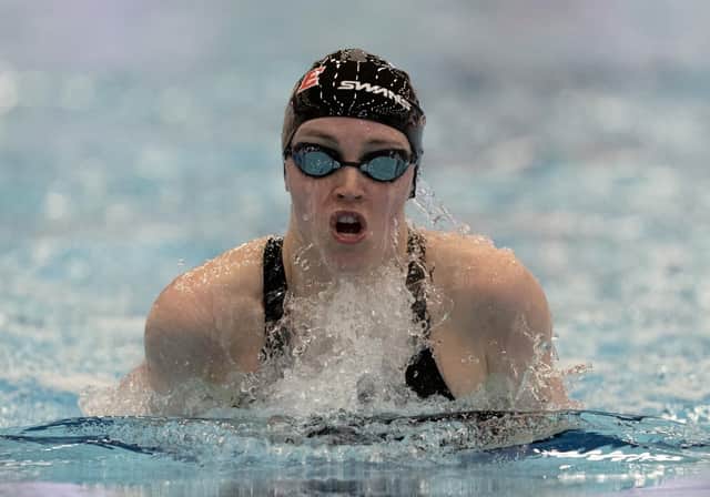 Edinburgh University's Kara Hanlon picked up two breaststroke bronze medals and posted a consideration time for the Commonwealth Games in the 50m