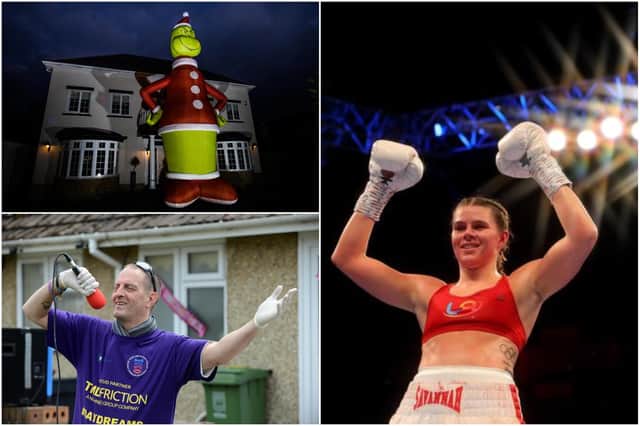 Hartlepool's huge inflatable grinch, Savannah Marshall and Brian Baines all made happy headlines in the Mail in 2020.