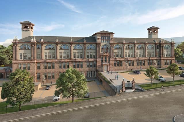 The former Boroughmuir High School has been transformed into a luxury development.