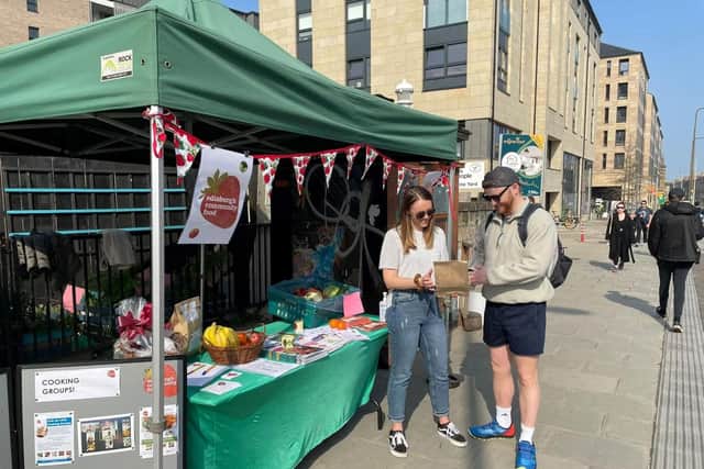There are 20 projects in the running for grant funding this year. One project proposal from Edinburgh Community Food and Leith Walk Police Box plans to create an on-street mini cooking venue for people on lower incomes. Photo: Edinburgh Community Food