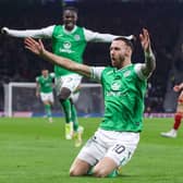 Hibs' Martin Boyle injured his knee while celebrating his disallowed goal against Aberdeen in last season’s League Cup semi-final loss at Hampden.